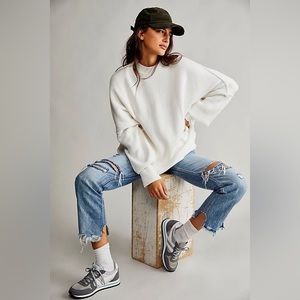 ❌SOLD❌Free People Easy Street Tunic Painted White Small